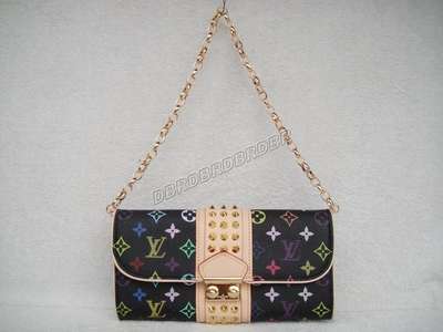 discount louis vuitton handbags monogram multicolore m45640 black wholesale