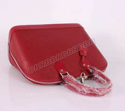 discount louis vuitton handbags epi leather m59316 purplish red wholesale