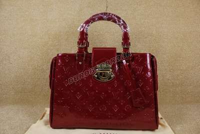 discount louis vuitton handbags monogram vernis m93757 red wholesale