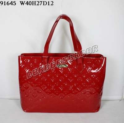 Discount Louis Vuitton Handbags Monogram Vernis M91645 hong Wholesale