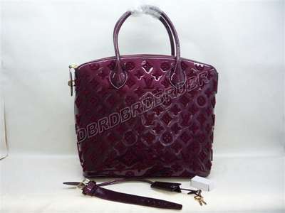 Discount Louis Vuitton Handbags Monogram Vernis M40600 purple Wholesale